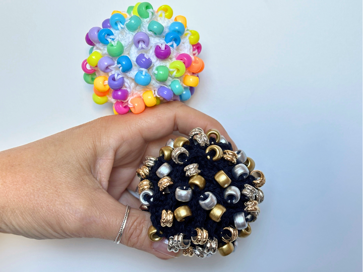 Beaded Crochet Fidget Stressball, Sensory Toy Ball, Fidget Toy Stressrelief