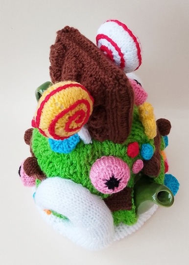 TeaCosyFolk's Candy Wonderland Tea Cosy Knitting Pattern