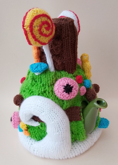 TeaCosyFolk's Candy Wonderland Tea Cosy Knitting Pattern