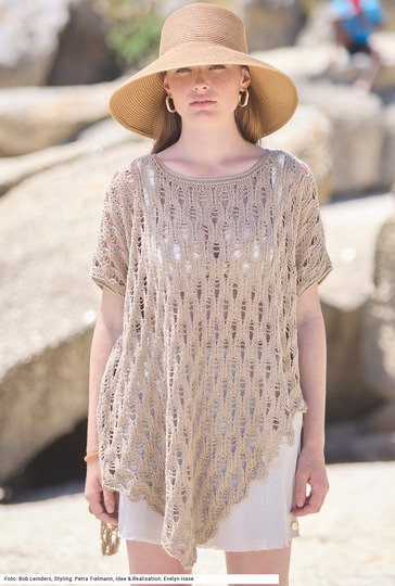 Shirt mit Ajourmuster