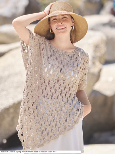 Shirt mit Ajourmuster