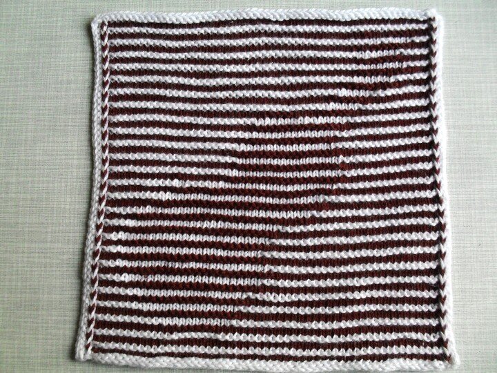 Musik - Geige in Schattenstricktechnik