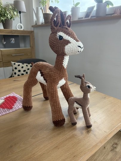 Häkelanleitung Gazelle Mirabelle