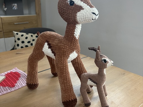 Häkelanleitung Gazelle Mirabelle