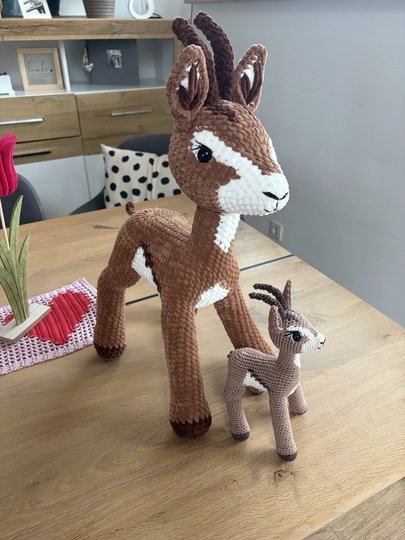 Häkelanleitung Gazelle Mirabelle