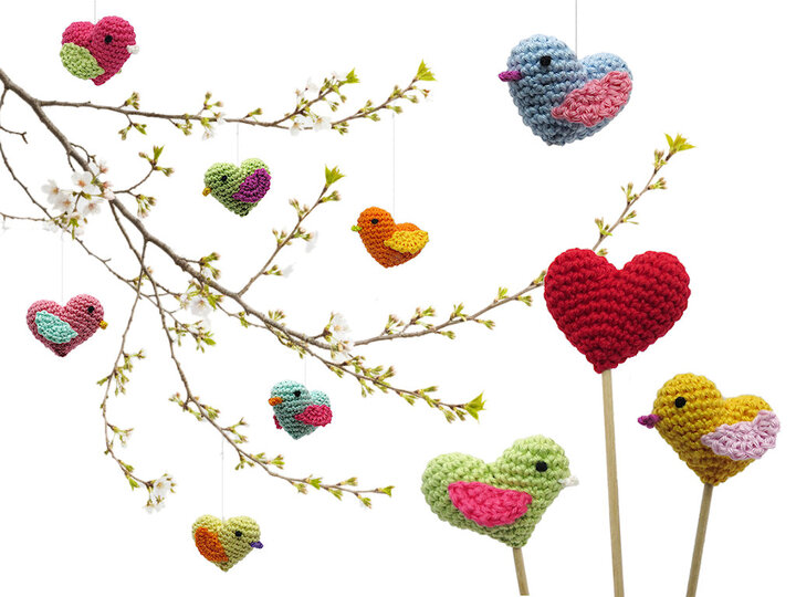 Little Heart Birdy - Crochet Pattern