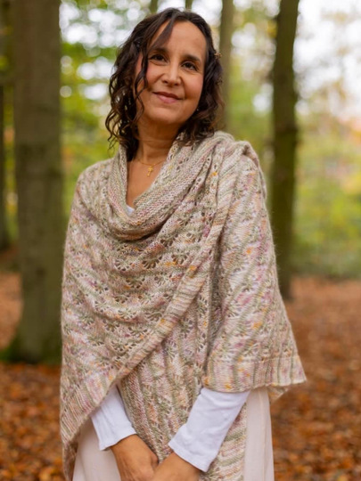 Anleitung Verblümt Tuch