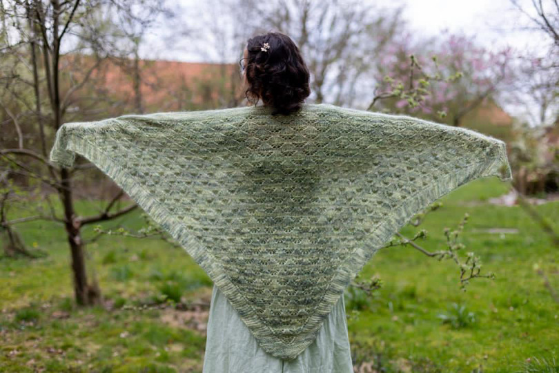 Anleitung Verblümt Tuch