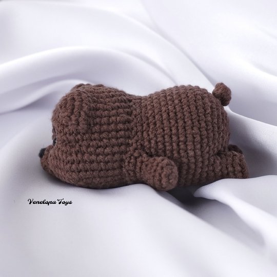Baby Bear Crochet Pattern, Stuffed Plush Easy Cute Teddy Bear