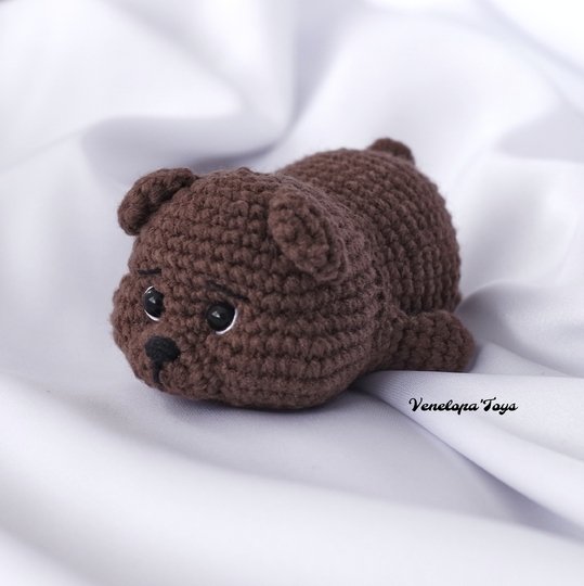 Baby Bear Crochet Pattern, Stuffed Plush Easy Cute Teddy Bear
