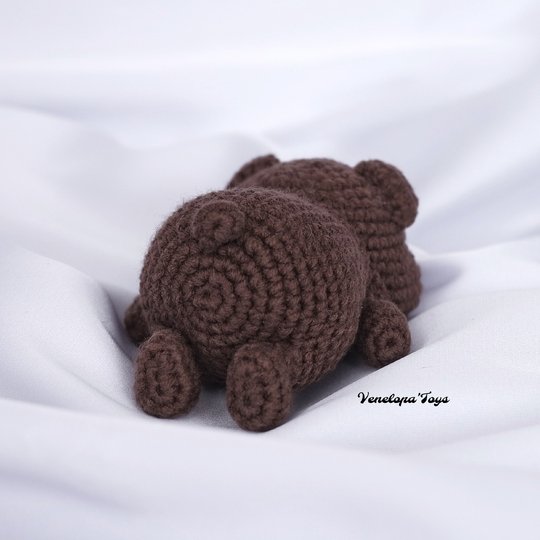 Baby Bear Crochet Pattern, Stuffed Plush Easy Cute Teddy Bear