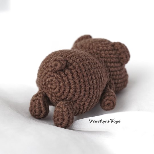Baby Bear Crochet Pattern, Stuffed Plush Easy Cute Teddy Bear