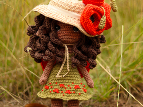 Mona Mohn Blumenfee Häkelanleitung