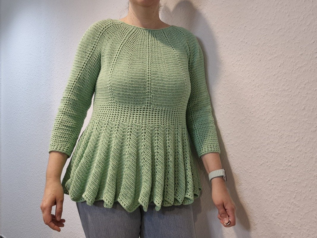 Häkelanleitung Tunika oder Crop-Pulli Kryss - Bild 10