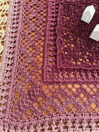 Crochet Pattern Tablecloth "Eudora" - Pattern in 3 Sizes