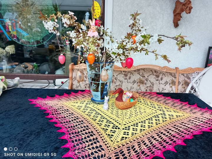 Crochet Pattern Tablecloth "Eudora" - Pattern in 3 Sizes