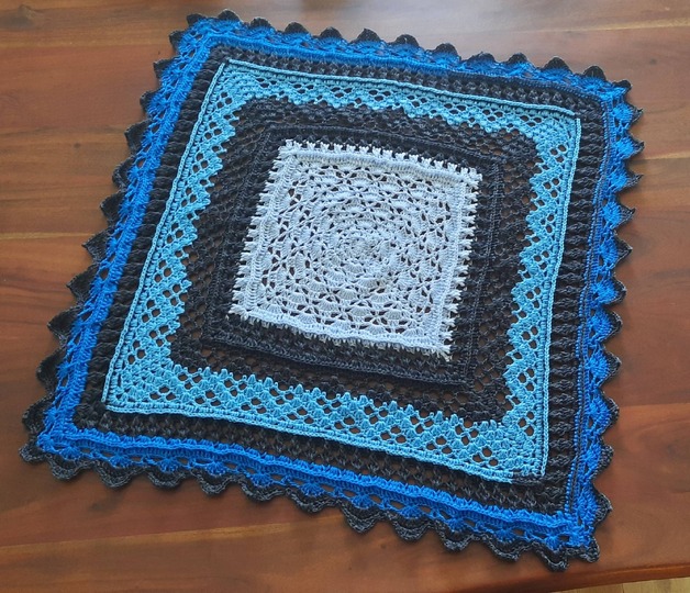 Crochet Pattern Tablecloth "Eudora" - Pattern in 3 Sizes