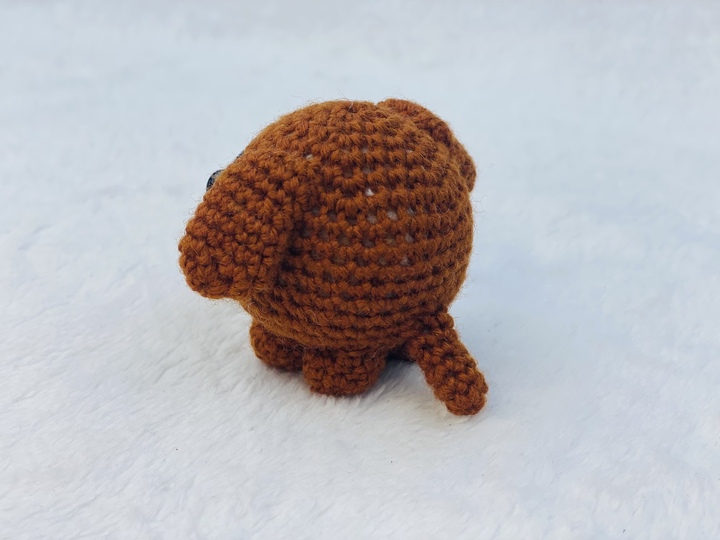 Loyal Little Puppy , Keychain , Stress Reliever, (7 cm)