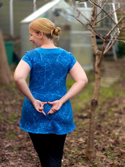 Schnittmuster Malina Damen – Shirt, Longshirt & Kleid (Gr. 32–48)