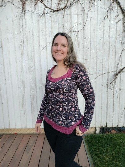 Schnittmuster Malina Damen – Shirt, Longshirt & Kleid (Gr. 32–48)