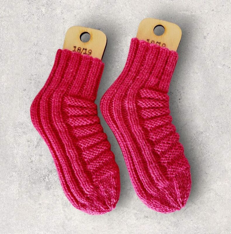 Strickanleitung Baby-Socken Würmli ohne Ferse in 4 Größen     #377 - Bild 5