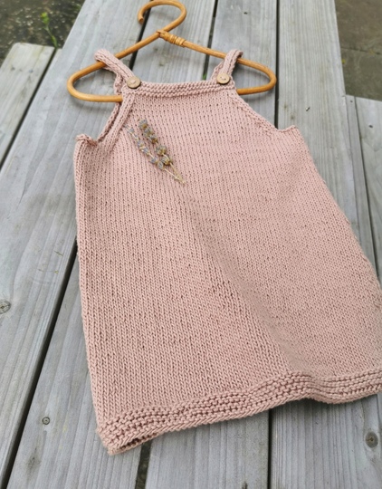 Kinderkleid stricken | Sommer Mädchenkleid für Babys und Kinder