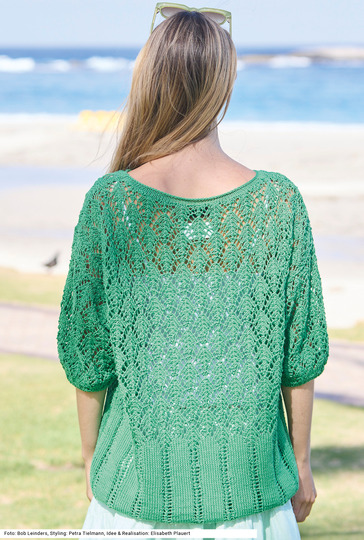 Pullover mit Lochmuster