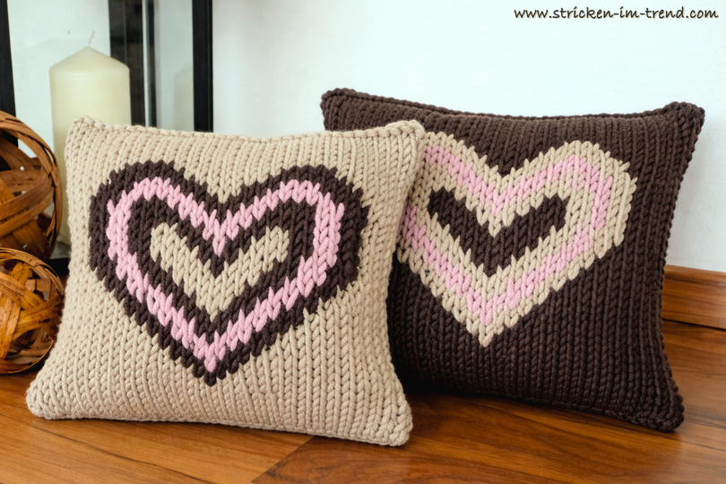 Knitting Pattern Mother’s Day Bundle | 4 HomeWare Designs | Pillows & Poufs