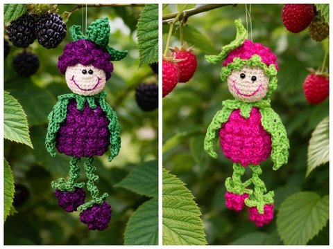 freche Früchtchen: Herr Brom und Frau Him von Beere mit Baumelbeinen Sommer