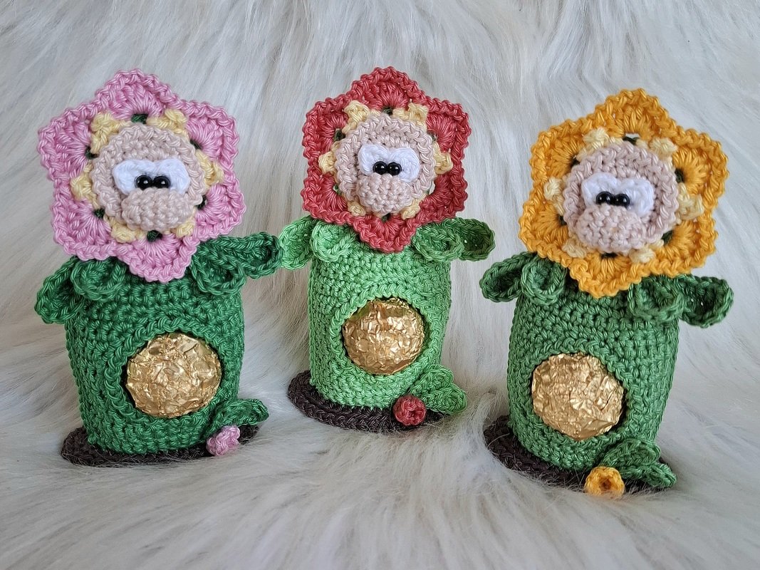 Häkelanleitung Das Pralinen Blümchen - Bild 3