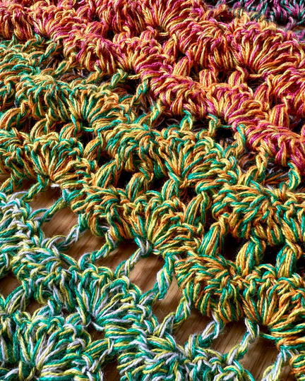 Häkelanleitung Stola "Sommerwelle"