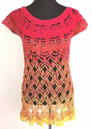 Shirt/Tunika/Kleid Caliente, Häkelanleitung