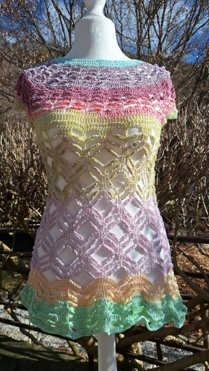 Shirt/Tunika/Kleid Caliente, Häkelanleitung