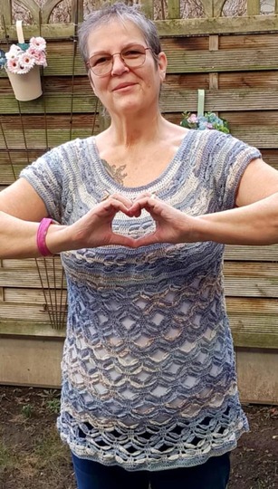 Shirt/Tunika/Kleid Caliente, Häkelanleitung