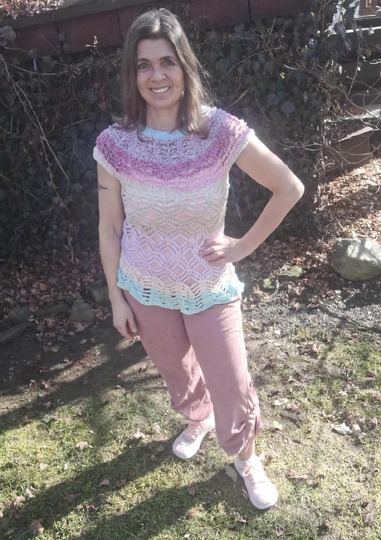 Shirt/Tunika/Kleid Caliente, Häkelanleitung