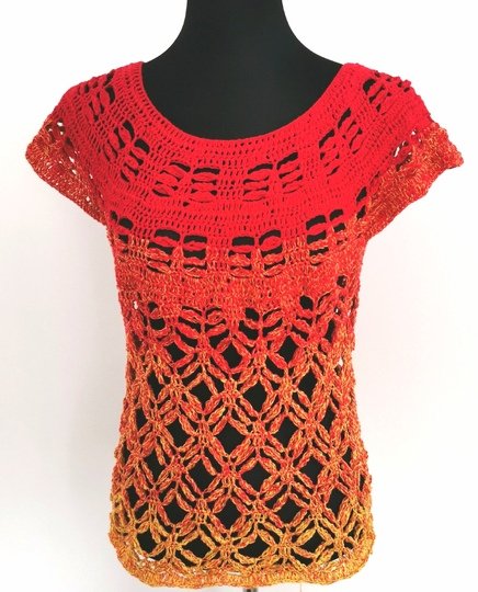 Shirt/Tunika/Kleid Caliente, Häkelanleitung