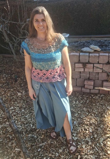 Shirt/Tunika/Kleid Caliente, Häkelanleitung