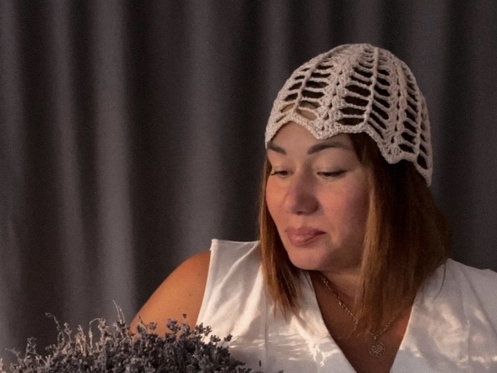 Crochet pattern women boho hat PDF and video tutorial