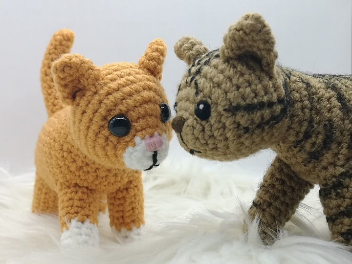 realistic (tabby) Kitten - Crochet Pattern by NiggyArts