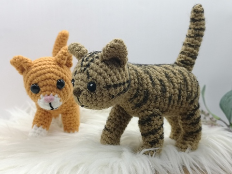 realistic (tabby) Kitten - Crochet Pattern by NiggyArts