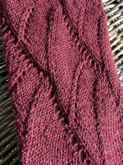 Sockenmuster "Drehwurm"