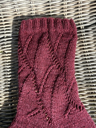 Sockenmuster "Drehwurm"