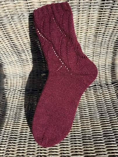 Sockenmuster "Drehwurm"