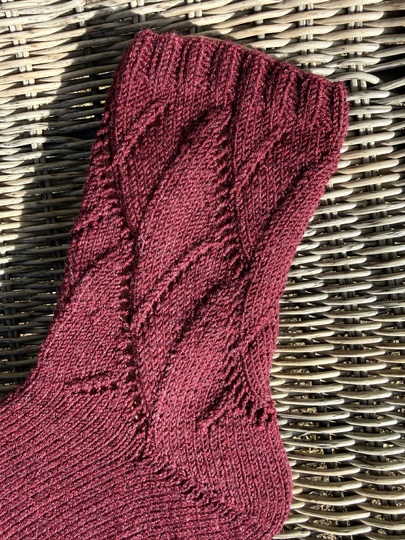 Sockenmuster "Drehwurm"