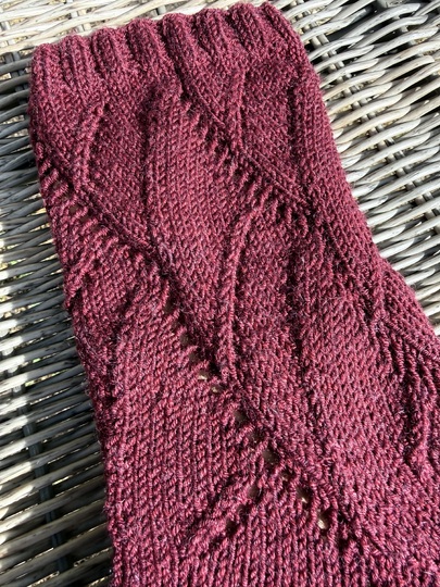 Sockenmuster "Drehwurm"