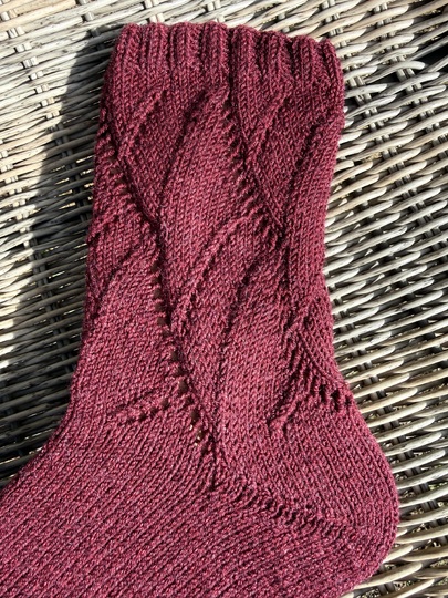 Sockenmuster "Drehwurm"