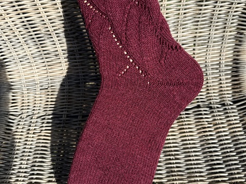 Sockenmuster "Drehwurm"