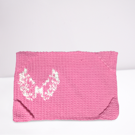 Anleitung zum Häkeln einer A6 Binder Hülle mit Engelsflügel Motiv als PDF