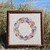 Cross-stitch pattern shell wreath, available as a PDF and PNG