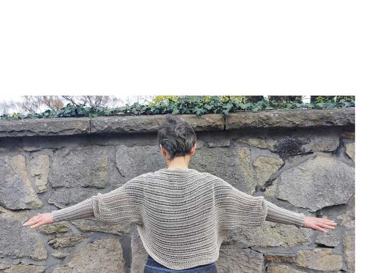 Ärmelschal stricken, Strickanleitung, Bolero Stricken